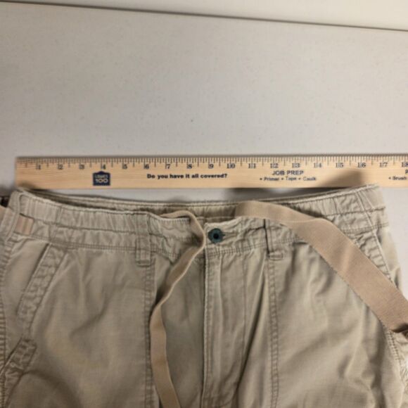 Polo Jeans Co. Ralph Lauren Men's Tan Cargo Pants Drawstring 33x32 Military - Picture 16 of 16